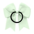 thumbnail image 3 of Ribbon Satin Fishtail Bow Hair Ties And Headbands For Girls Elegant Hair Accessories For Everyday Wear, Light Green, 3 of 4