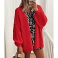 thumbnail image 4 of Suéter PRETTYGARDEN Otoño 2025 Oversize Rojo XL, 4 of 8