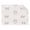 Pink-striped Straw, variant on 31"x41" Super Soft Blanket with Double Layer Dotted Backing Cozy Dotted Fleece Blanket, Pink-strawberries (2) Printed