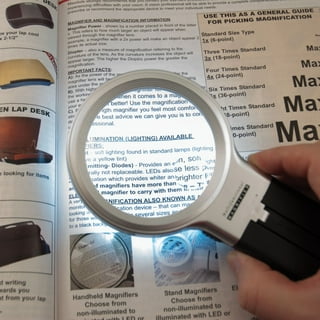 3x Handheld Magnifier with 5-inch Diameter