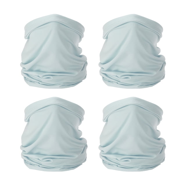Uxcell Foulard de Cou, Lot de 4 Respirantes et Rafraîchissantes pour Cyclisme Course, Gris Clair