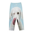thumbnail image 4 of Fotbe Puppy Licks Nose Women's Pajama Pants,Sleepwear Pants,Pj Bottoms Drawstring And Pockets-XX-Large, 4 of 9