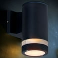 thumbnail image 3 of Maxim Lightray One Light 8-Inch Outdoor Wall Light - Brushed Aluminum - 6110AL, 3 of 3