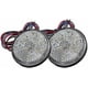 thumbnail image 1 of LED Trailer Lights, 12V Trailer Tail Light 2PCS Trailer Car LED Round Reflector Brake Light LED Marker Light for Automotive Motorcycle Truck (White), 1 of 5
