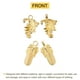 thumbnail image 3 of 2 Paquete de Clips de Suéter Vintage para Capa, Broche de Capa para Mujeres, Dorado, 3 of 7