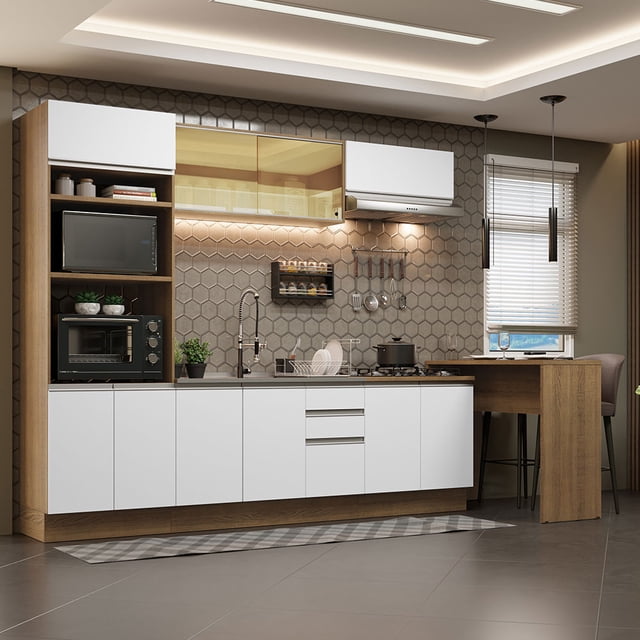 Cocina Integral Completa Modular Madesa Glamy 315cm MB 01