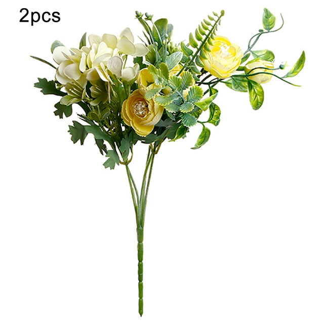 Flores artificiales de boda Falso Brida Floral Ramo Tela Simulación Decoración de flores Inevent HA7987-00B