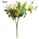 thumbnail image 1 of Flores artificiales de boda falso floral brida ramo tela simulación flor decoración 2 piezas kenally HA7987-00B, 1 of 6