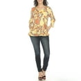thumbnail image 2 of White Mark Women's Vibrant Boho Swing Top, 2 of 6