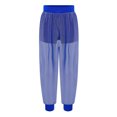 thumbnail image 3 of dPois Pantalons de Jogging en Maille pour Filles avec shorts Intégrés Hip Hop Danse de Rue Performance Tenue de Danse Bleu Royal 10, 3 of 7