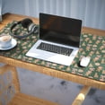 thumbnail image 3 of Long Mouse Pads for Desk,Green Christmas Gingerbread and Tree Desk Mats on Top Of Desks, Desk Mouse Pad Extra Large with 3mm Non-Slip Base and Stitched Edge for Gaming,Work,Home 35.4x15.7in, 3 of 4