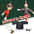 thumbnail image 2 of ECPECAD Snoop Dogg Snoop on a Stoop 2024 Christmas Elf Doll, 12" Small Plush Toys Shelf Decor, Includes Elf Toy, Extra Tshirt, Sunglasses and Necklace, for Men & Women, 2 of 6