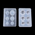 thumbnail image 2 of Coofit Jewelry Casting Mold Creative 6 Grids Ball Shape DIY Jewelry Mold Silicone Mold, 2 of 8