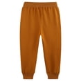 thumbnail image 5 of Kogui Athletic Joggers for Toddler Boys Boys Casual Pants Soft Trousers Toddler Boys Sweatpants Size 2T 3T (Brown,2-3 Years), 5 of 6