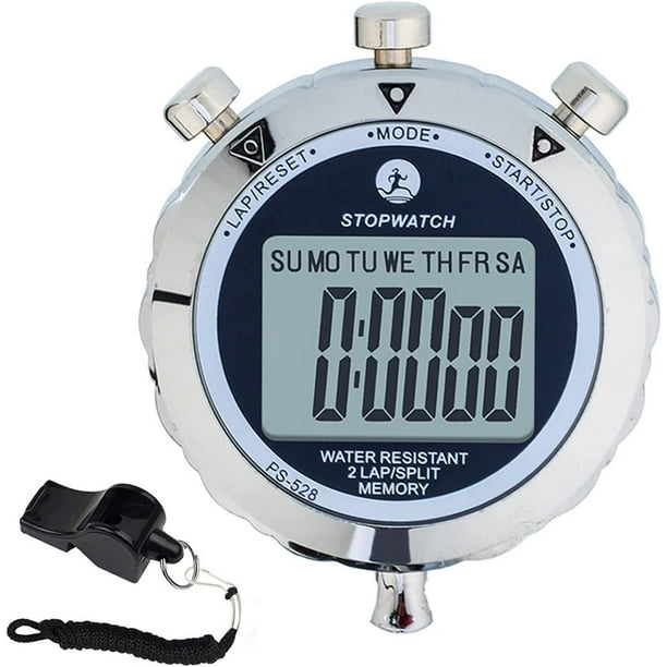 Rolilink Stopwatch,Metal Stop Watch for Sports Waterproof Stopwatches