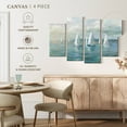 thumbnail image 4 of Elephant Stock Setting Sail To The Ocean Wall Art - Horizontal Multi Panel Canvas - Living Room Wall Decor - Transportation Multi Panel - Blue And Purple Decor By Danhui Nai - 24" x 14", 4 of 4