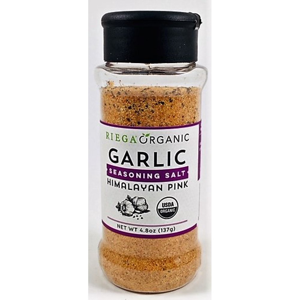 Riega Organic Garlic Seasoning Salt, 4.8oz.