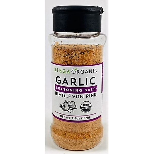 Riega Organic Garlic Seasoning Salt, 4.8oz.