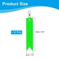 thumbnail image 2 of Uxcell Safety Reflector, Reflector Tag Pendant Reflective Safety Keychain Gear for Backpack Cycling Running Grass Green, 2 of 6