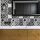 thumbnail image 1 of Pegatinas adhesivas para azulejos | Azulejos de cemento autoadhesivos - Azulejos de mosaico para pared para baño y cocina | Azulejos de cemento adhesivos para pared - Azulejos 15 X 15 Cm - 30 P, 1 of 5