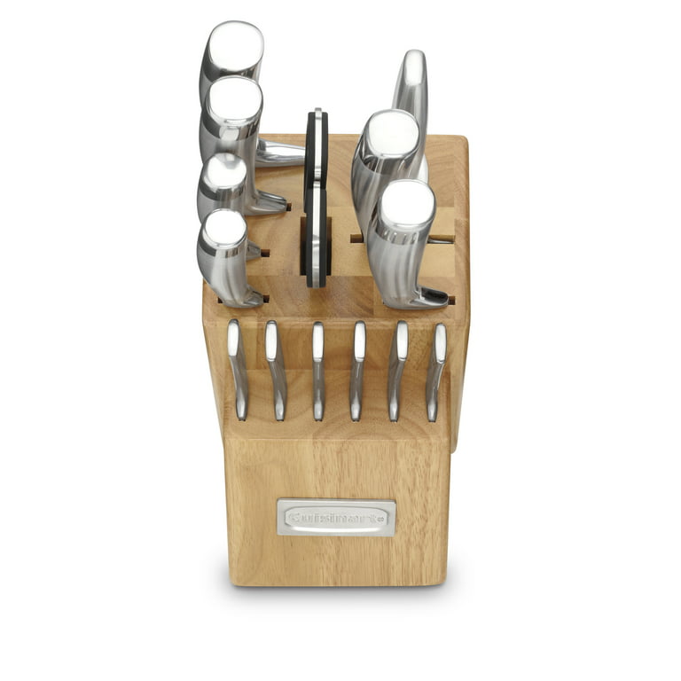 Cuisinart Classic 15-Piece Cutlery Set with Block, Silver
