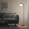 thumbnail image 2 of Artika Clayton Lampe sur Pied Moderne Mi-Siècle, Noir, 2 of 7