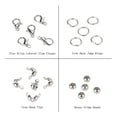 thumbnail image 2 of 1Box DIY Jewelry Making Finding Kit Including Zinc Alloy Lobster Claw Parrot Trigger Clasps Iron Bead Tips, 2 of 9