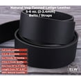 thumbnail image 2 of ELW Black Tooling Leather Straps 1/2" to 4" Wide, 68-72 Inches Long 5/6 oz., 2 of 8