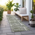 thumbnail image 6 of Addison Rugs Chantille Indoor/Outdoor Transitional Stripes Olive Washable Runner Rug, 2'3" x 7'6", 6 of 6