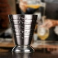 thumbnail image 3 of Vaso medidor de acero inoxidable de 75 ml para chupitos, bebidas espirituosas y cócteles., 3 of 4