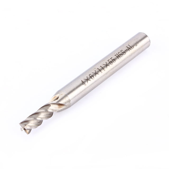 High Quality 4mm-12mm HSS CNC Straight Shank 4 Flute End Mill Cutter Drill Bit
