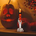 thumbnail image 1 of Lámpara de candelabro LED Halloween Horror Props Decoración de fiesta de Halloween (naranja), 1 of 4