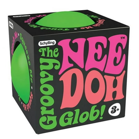 UPC: 0019649234349 | Nee Doh Groovy Glob Squeeze Novelty Toy  Colors Vary  Children Ages 3+