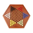 thumbnail image 2 of Damas Chinas Con 60 Piezas De Canicas De 6 Colores Juego De Mesa Mármol Acrílico Sunnimix juego de damas chinas, 2 of 8