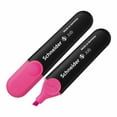 thumbnail image 1 of Clearance! JOB Highlighters Assorted Pack Of 6 ColorwithDual Chisel Tip for (1mm) & Wide (5mm) Lines Ink for Maximum Luminosity Marks 5ml Office&Craft&Stationery,Pink, 1 of 8
