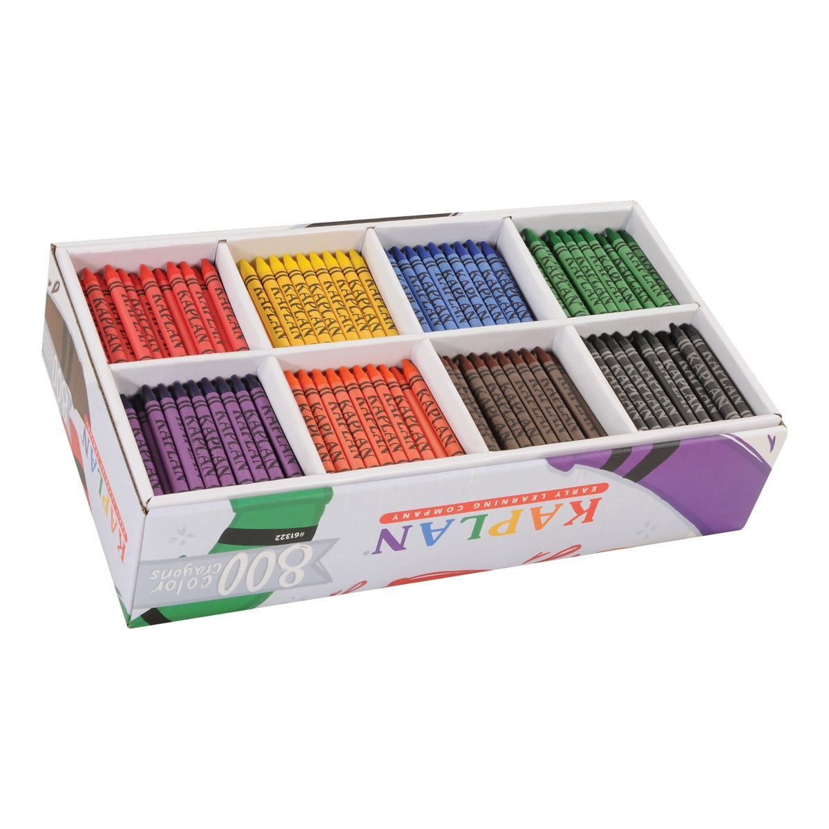 Kaplan Early Learning Company Standard Crayons Class Pack - 800 Per Box