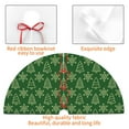 thumbnail image 4 of Sikiie Christmas (2) 30-48 inches {designName} Print Christmas Tree Skirt Snowman Xmas Tree Skirt with Edge Christmas Decorations for Holiday Party30", 4 of 7