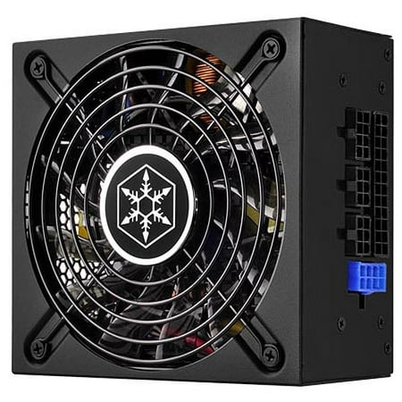 Silver Stone Technologies SX500-LG 500W Sfx-L Form Factor 80 Plus Gold Full Modular Lengthened Power Supply with 12V Single