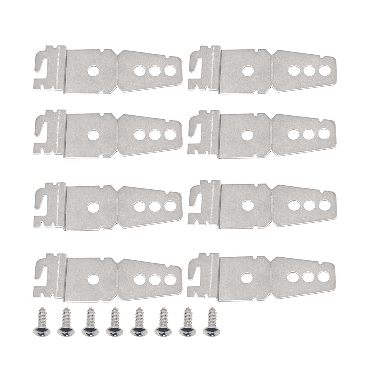 8Pcs 8269145 Undercounter Dishwasher Bracket Kit with Screws