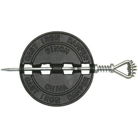 

United States Stove Damper Cast Iron - 6 in.