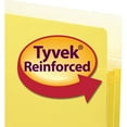 thumbnail image 3 of Smead Colored File Pockets Letter - 8 1/2" x 11" Sheet Size - 1 3/4" Expansion - Top Tab Location - 9 pt. Folder Thickness - Yellow - Recycled - 1 Each, 3 of 7