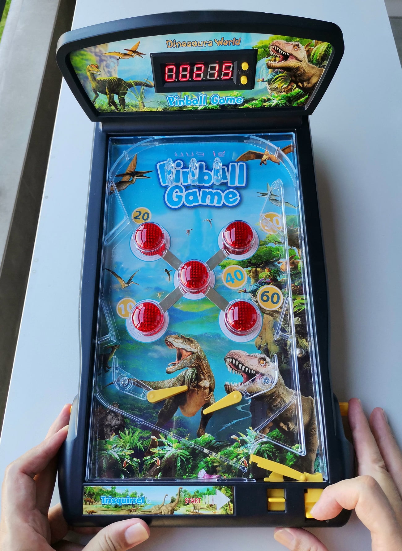 野球ゲーム機(PINBALL GAME) Amazon.com: Trisquirrel Dinosaur World Electronic Pinball