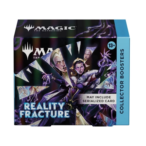 Collectible Magic: The Gathering TCG Reality Fracture Collector Booster Box Display