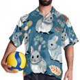 thumbnail image 4 of Tmall Men's Short Sleeve Beach Button Down Casual Printed Summer Shirts - Unisex, 4 of 6