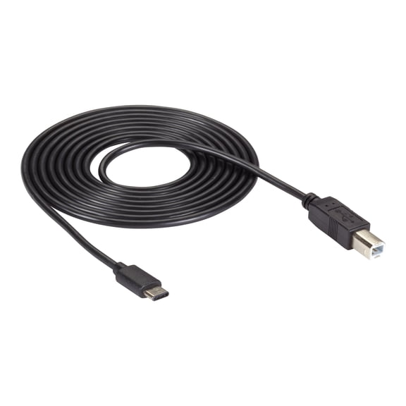Black Box Blackbox 6.5ft USB 3.1 Type C Male USB 2.0 Type B Male Cable