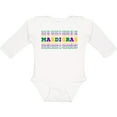 thumbnail image 3 of Inktastic Mardi Gras Mirror Words Boys or Girls Long Sleeve Baby Bodysuit, 3 of 5