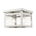thumbnail image 2 of Livex Lighting Milford Ceiling Mount in Brushed Nickel, 2 of 10
