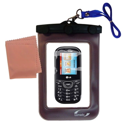Gomadic Clean and Dry Waterproof Protective Case Suitablefor the LG UN251 to use Underwater