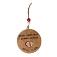 thumbnail image 1 of Colgante de letrero de madera colgante de Navidad con accesorio de cuerda redondo de 3,7 pulgadas para de Navidad superficie pulida resistente y, 1 of 9