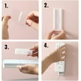 thumbnail image 4 of SURJDE Self-Adhesive Desktop Socket Fixer, Adhesive Punch Free Socket Holder Cable Management Punch Free Surge Protector, Desktop Mountable Plug-in Socket Fixer Bracket Stand (4 Pcs), 4 of 6